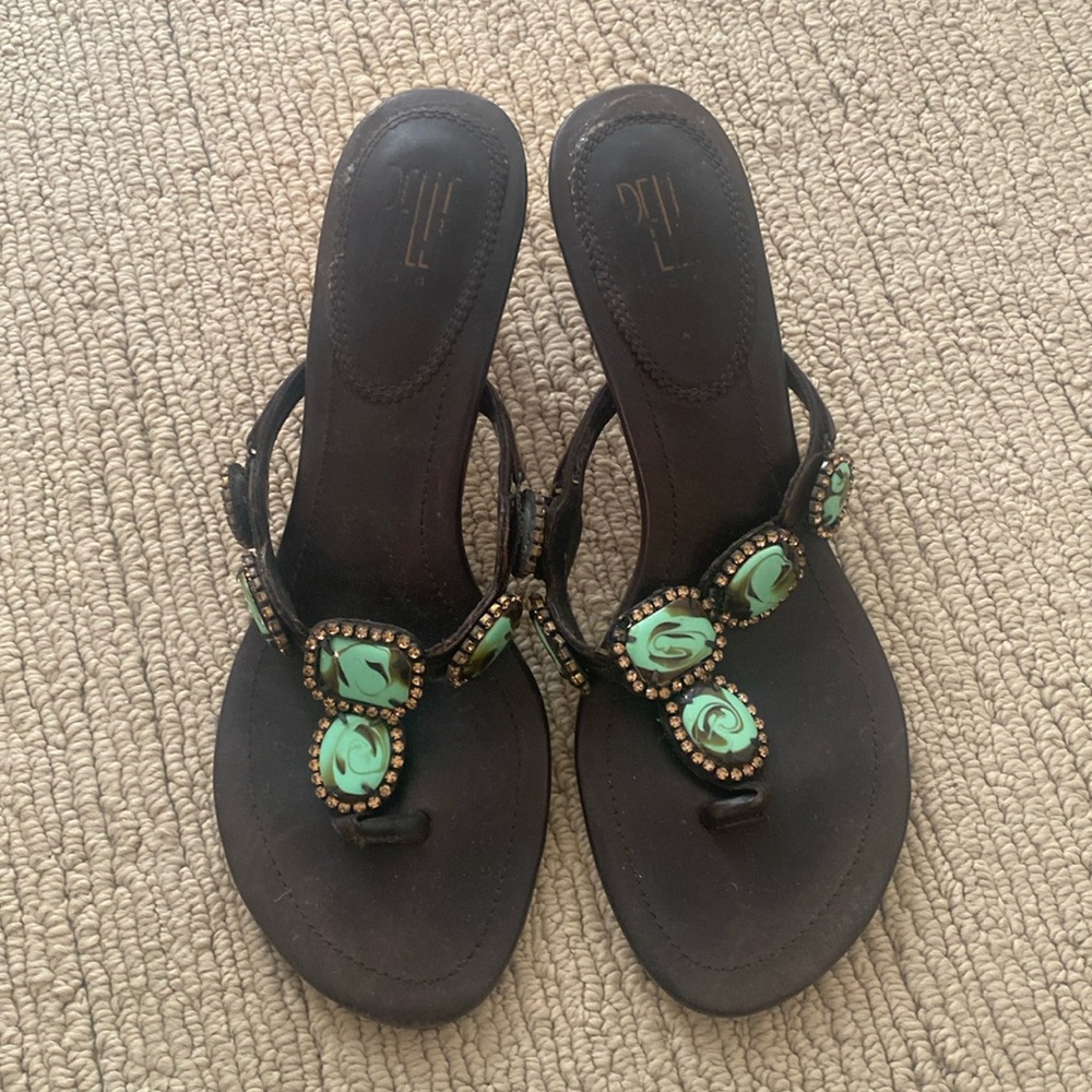 Pelle brown Sandle